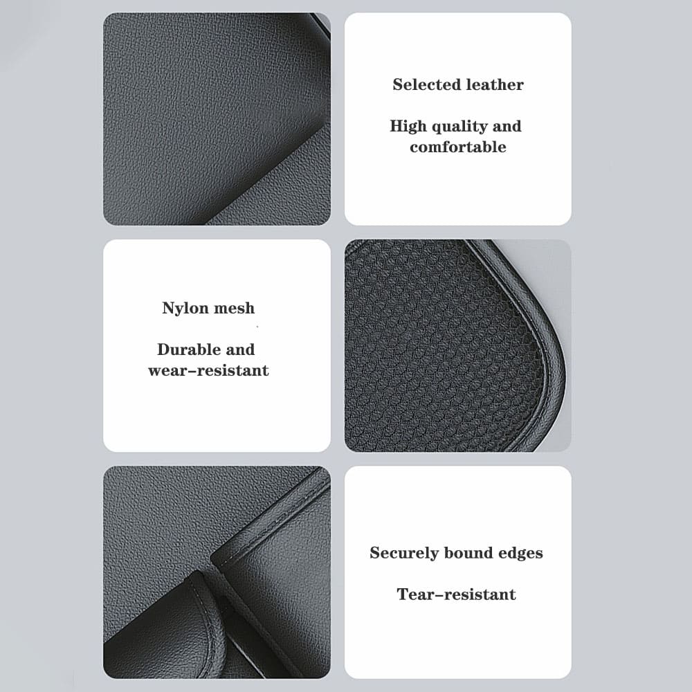 Car Back Seat Organizer – Leather Seat Organizer for Cars & SUVs