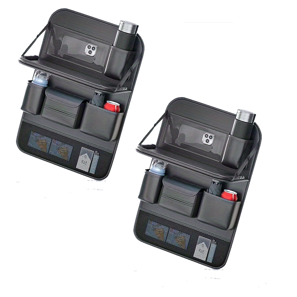Car Back Seat Organizer – Leather Seat Organizer for Cars & SUVs