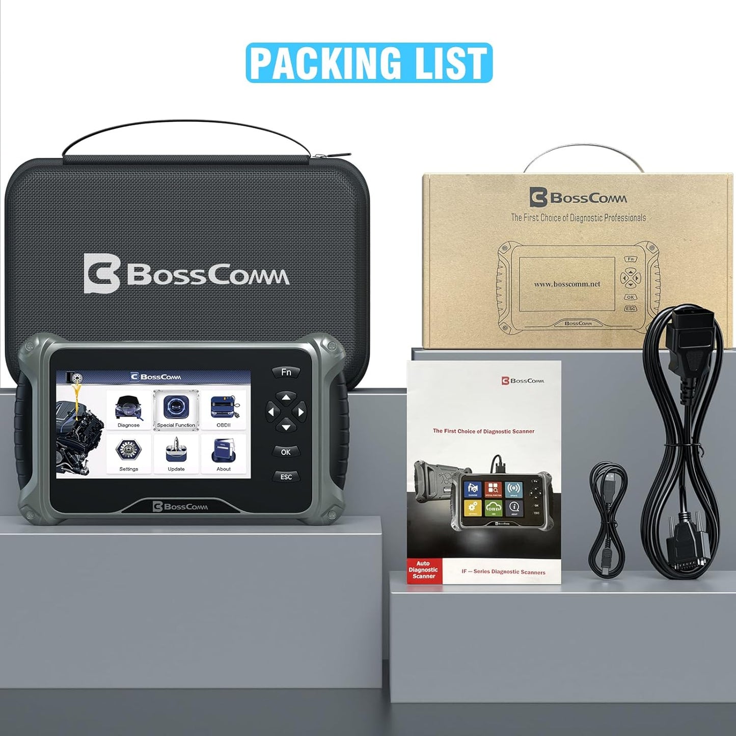 OBD2 Scanner, All Systems Car Code Reader Scan Tool with 6 Resets, ABS Bleeding/OiL/EPB/SAS/Throttle/Battery, Car Scanner Diagnostic Tool for All Cars, Easy to Use, Lifetime Free Update
