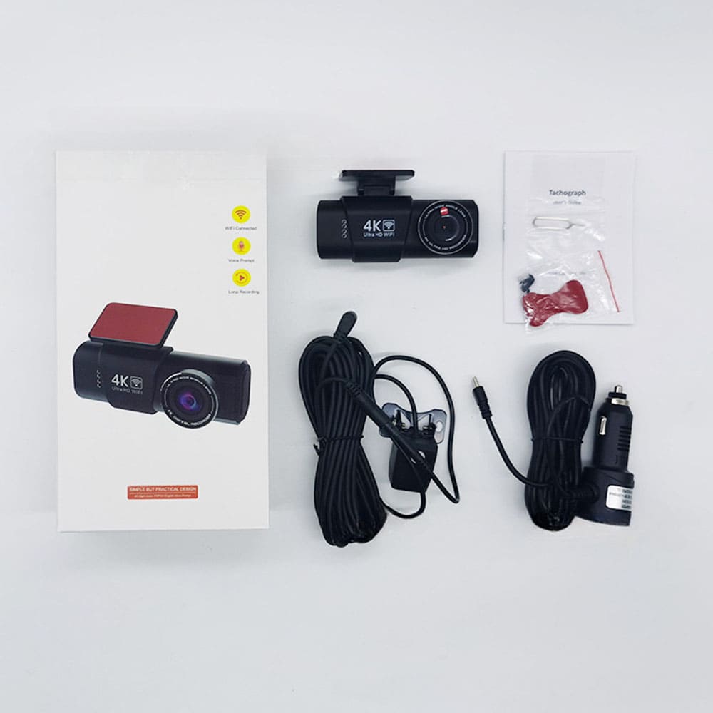 4K Dash Camera – Wi-Fi, Night Vision & Local Install Option