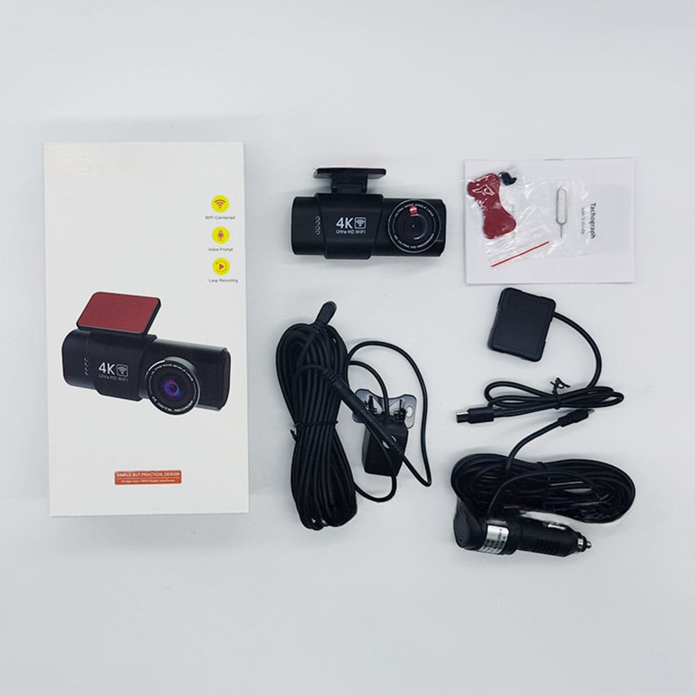 4K Dash Camera – Wi-Fi, Night Vision & Local Install Option