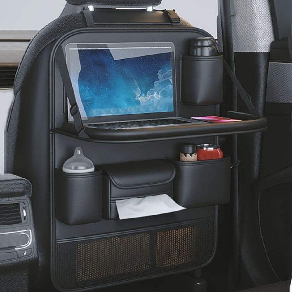 Car Back Seat Organizer – Leather Seat Organizer for Cars & SUVs