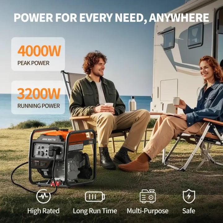 ⚡️Efurden Outdoor Power Equipment 4000 WattsPortable Generator