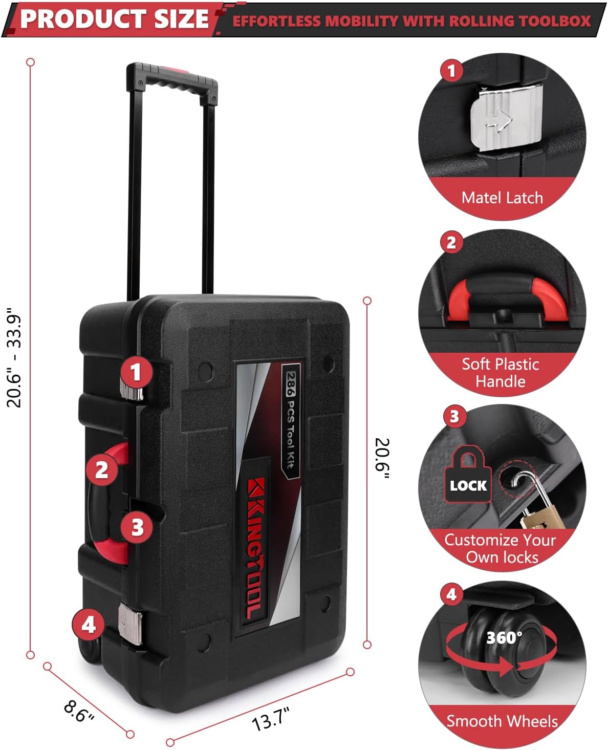 325 Piece Home Repair Tool Kit, General Home/Auto Repair Tool Set