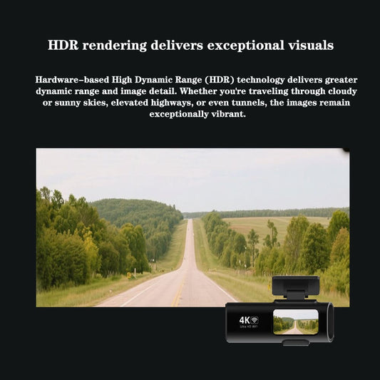 4K Dash Camera – Wi-Fi, Night Vision & Local Install Option