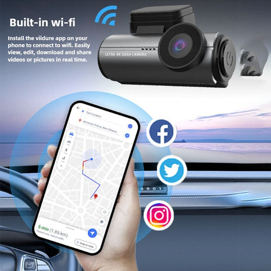 Best 4K Dash Cam 2025 – Night Vision, Parking Surveillance, Best Buy Dash Cam for Car