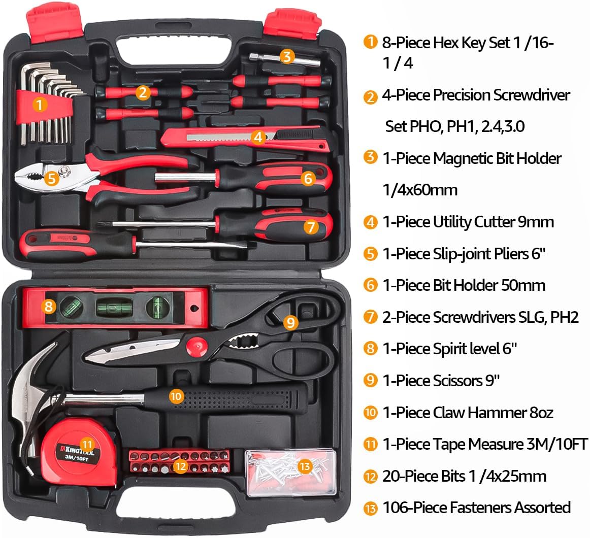 325 Piece Home Repair Tool Kit, General Home/Auto Repair Tool Set