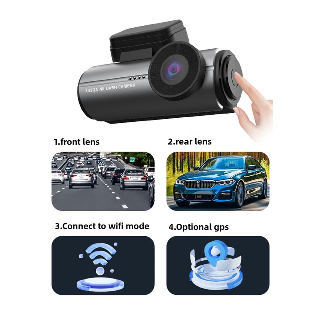 Best 4K Dash Cam 2025 – Night Vision, Parking Surveillance, Best Buy Dash Cam for Car