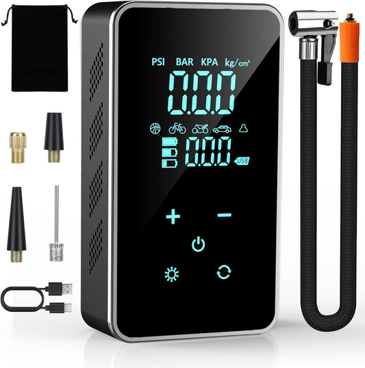 Tire Inflator Portable Air Compressor-Air Pump for Car